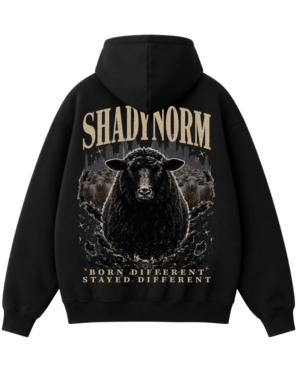 BLACK SHEEP HOODIE – BORN DIFFERENT. STAYED DIFFERENT.