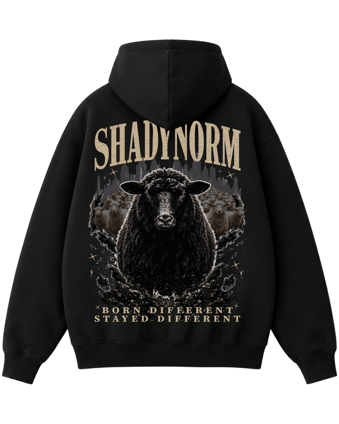 BLACK SHEEP HOODIE – BORN DIFFERENT. STAYED DIFFERENT.