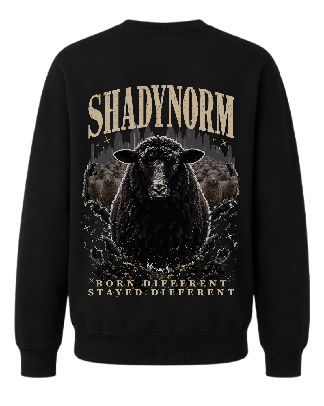 BLACK SHEEP PULLOVER – BORN DIFFERENT. STAYED DIFFERENT.