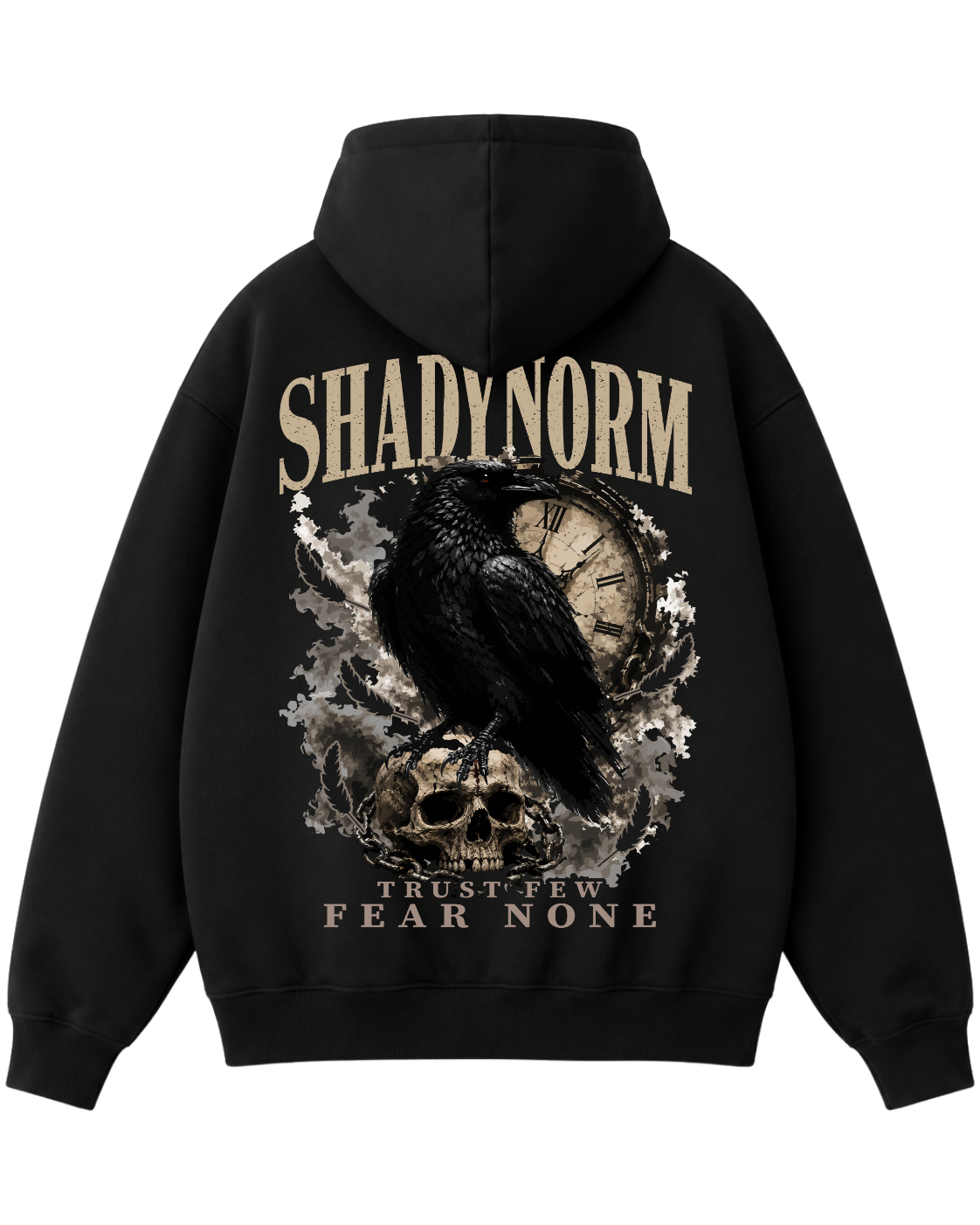 THE RAVEN HOODIE – TRUST FEW. FEAR NONE.