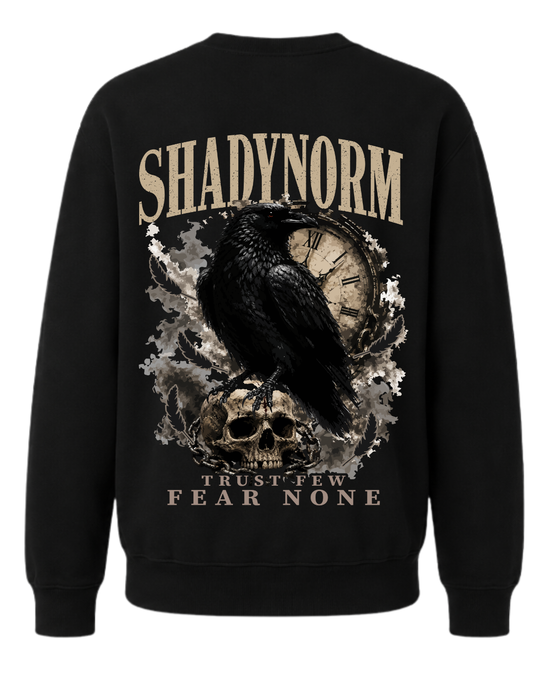 THE RAVEN PULLOVER – TRUST FEW. FEAR NONE.