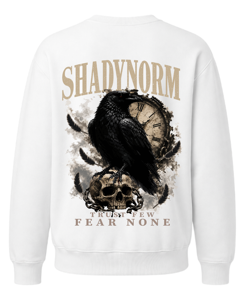 THE RAVEN PULLOVER – TRUST FEW. FEAR NONE.